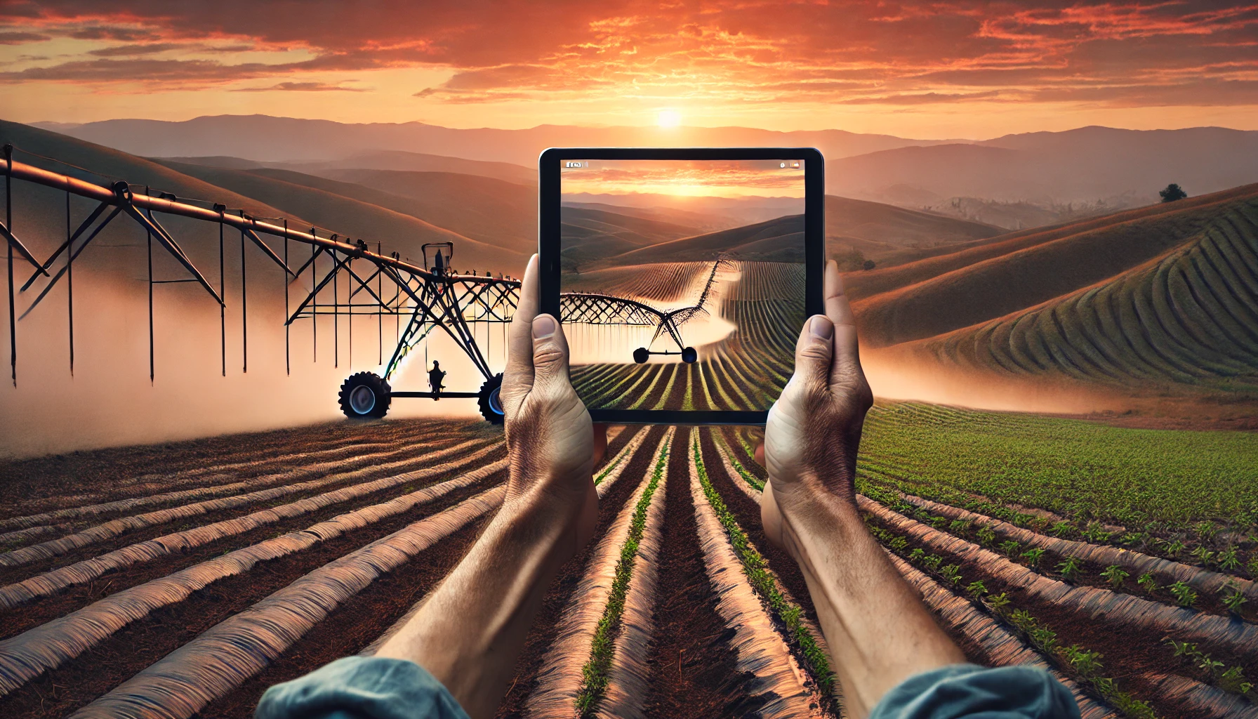 Hands tablet pivot